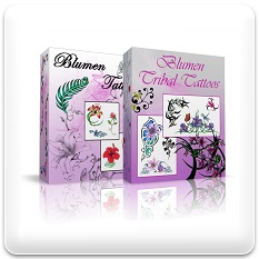 Blumen Tattoovorlagen Paket