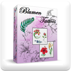 Blumen Tattoovorlagen