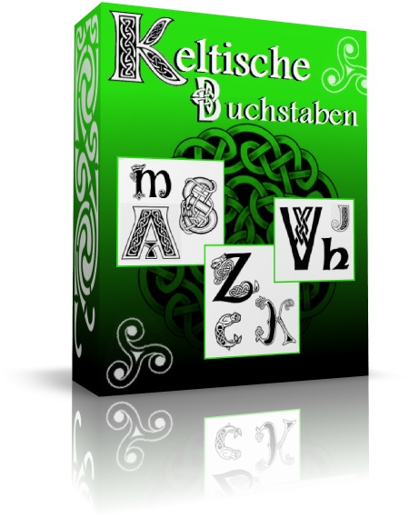 Keltische Buchstaben Tattoovorlagen