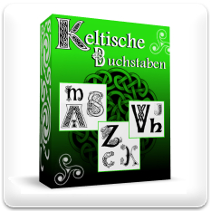 Keltische Buchstaben Tattoovorlagen