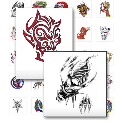 Monster und Teufel Tattoovorlagen