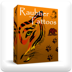 Raubtier Tattoovorlagen