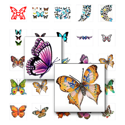 Schmetterling Tattoovorlagen